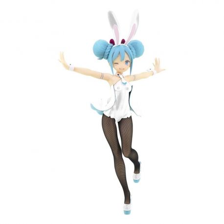 Vocaloid statuette BiCute Bunnies Hatsune Miku White Ver. Furyu