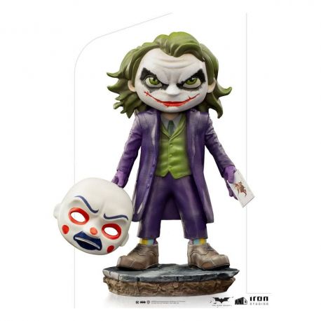 The Dark Knight figurine Mini Co. The Joker Iron Studios