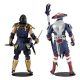 Mortal Kombat pack 2 figurines Scorpion & Raiden McFarlane Toys