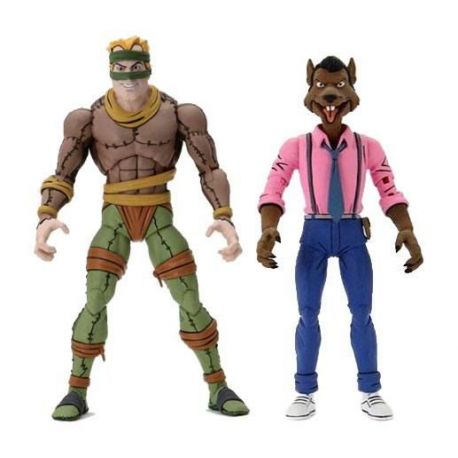 Les Tortues ninja pack 2 figurines Rat King & Vernon Neca