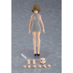 Original Character figurine Figma Female Body Chiaki with Backless Sweater Outfit Max Factory