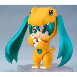 Character Vocal Series 01 figurine Nendoroid Hatsune Miku: Kigurumi Agumon Ver. Good Smile Company