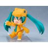 Character Vocal Series 01 figurine Nendoroid Hatsune Miku: Kigurumi Agumon Ver. Good Smile Company