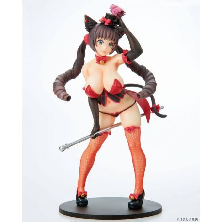 Burlesque Cat statuette 1/7 Bell Black Cat Ver. Q-Six