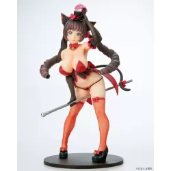 Burlesque Cat statuette 1/7 Bell Black Cat Ver. Q-Six