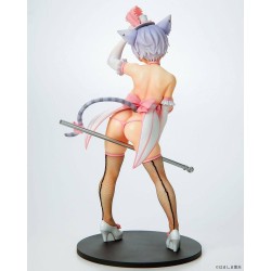 Burlesque Cat statuette 1/7 Bell White Cat Ver. Q-Six