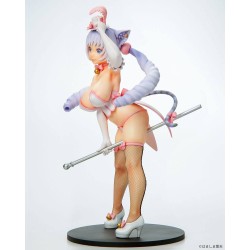Burlesque Cat statuette 1/7 Bell White Cat Ver. Q-Six