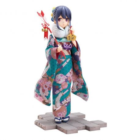 Laid-Back Camp statuette 1/7 Rin Shima Furisode Ver. Furyu