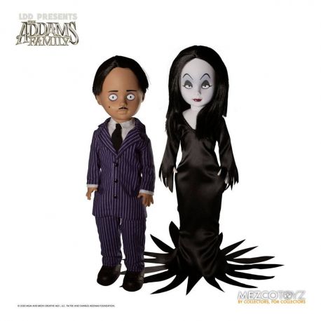 Shining Living Dead Dolls pack poupées Gomez & Morticia Mezco Toys