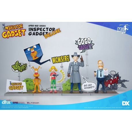 Inspecteur Gadget pack figurines 1/12 Mega Hero Inspector Gadget DX Blitzway