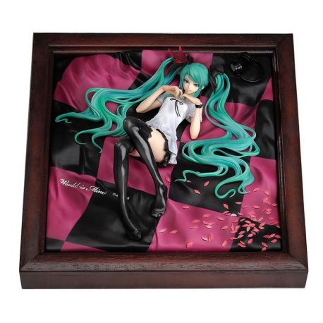 Character Vocal Series statuette 1/8 Miku Hatsune World is Mine Brown Frame Good Smile Company