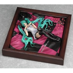 Character Vocal Series statuette 1/8 Miku Hatsune World is Mine Brown Frame Good Smile Company