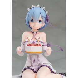 Re:ZERO -Starting Life in Another World- statuette 1/7 Rem Birthday Cake Ver. Kadokawa