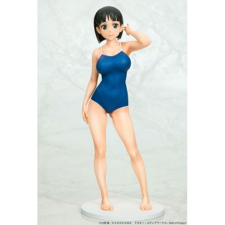 Sword Art Online statuette 1/7 Suguha Kirigaya Navy Blue Swimsuit Ver. Q-Six Sword Art Online statuette 1/7 Suguha Kirigaya Navy Blue Swimsuit Ver. Q-Six