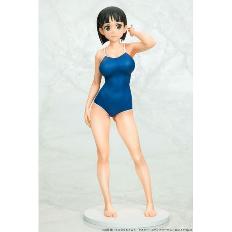 Sword Art Online statuette 1/7 Suguha Kirigaya Navy Blue Swimsuit Ver. Q-Six