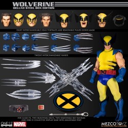 Marvel Universe figurine 1/12 Wolverine Deluxe Steel Box Edition Mezco Toys