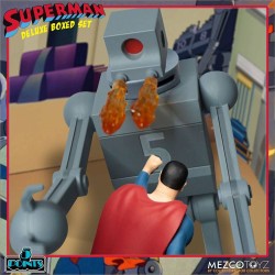 Superman The Mechanical Monsters (1941) figurines 5 Points Deluxe Box Set Mezco Toys