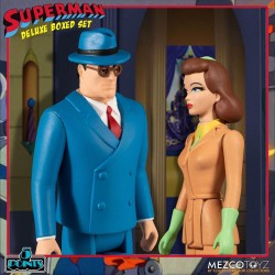 Superman The Mechanical Monsters (1941) figurines 5 Points Deluxe Box Set Mezco Toys