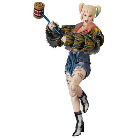 Birds Of Prey figurine MAF EX Harley Quinn Caution Tape Jacket Ver. Medicom