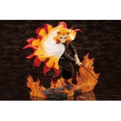 Demon Slayer Kimetsu no Yaiba statuette ARTFXJ 1/8 Kyojuro Rengoku Bonus Edition Kotobukiya