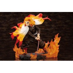 Demon Slayer Kimetsu no Yaiba statuette ARTFXJ 1/8 Kyojuro Rengoku Bonus Edition Kotobukiya