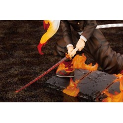 Demon Slayer Kimetsu no Yaiba statuette ARTFXJ 1/8 Kyojuro Rengoku Bonus Edition Kotobukiya