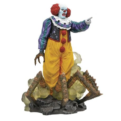 Ça Gallery diorama Pennywise 1990 TV Mini Series Edition Diamond Select Ça Gallery diorama Pennywise 1990 TV Mini Series Edition Diamond Select