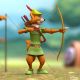 Robin Hood figurine Disney Ultimates Robin Hood Stork Costume Super7