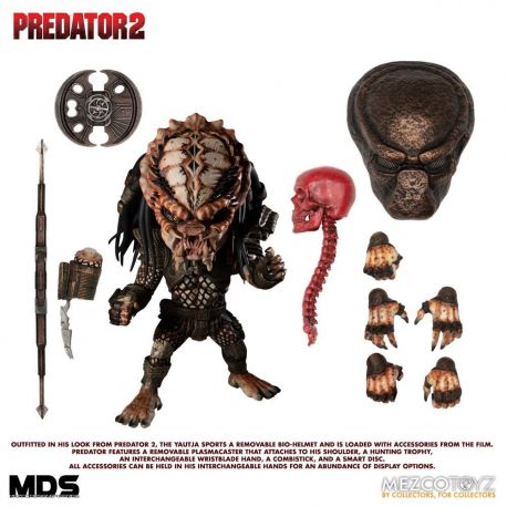 Predator 2 figurine Designer Series Deluxe City Hunter Mezco Toys