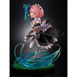 Re:ZERO -Starting Life in Another World- figurine Ram Battle with Roswaal Ver. Kadokawa