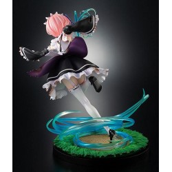 Re:ZERO -Starting Life in Another World- figurine Ram Battle with Roswaal Ver. Kadokawa
