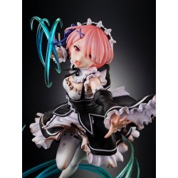 Re:ZERO -Starting Life in Another World- figurine Ram Battle with Roswaal Ver. Kadokawa