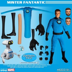 Marvel figurines 1/12 Fantastic Four Deluxe Steel Box Set Mezco Toys