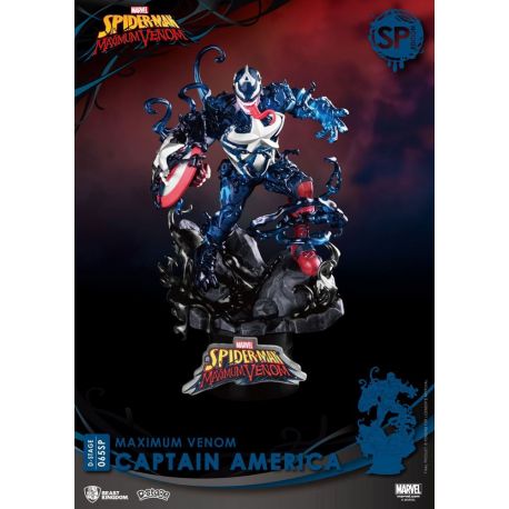 Marvel Comics diorama D-Stage Maximum Venom Captain America Special Edition Beast Kingdom Toys