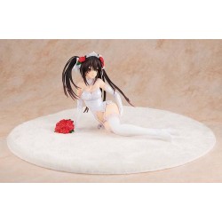 Date A Live statuette Light Novel Edition Kurumi Tokisaki Wedding Dress Ver. Kadokawa