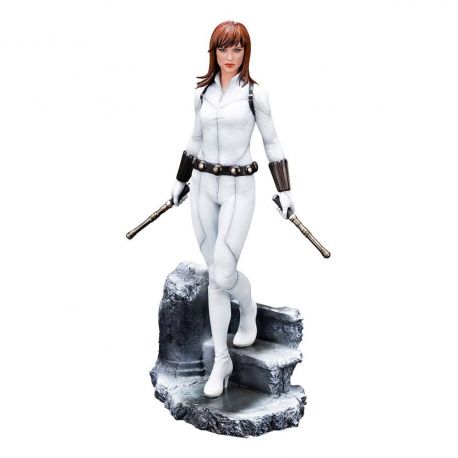 Marvel Universe ARTFX Premier statuette Black Widow White Costume Limited Edition Kotobukiya