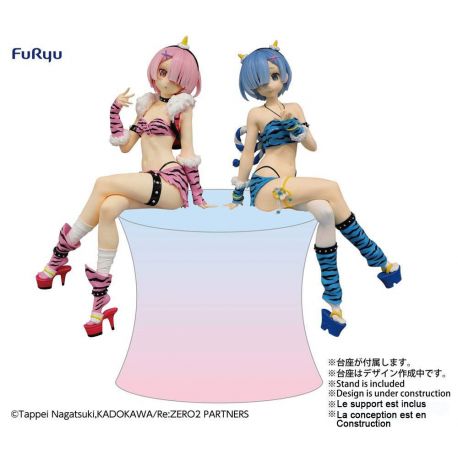 Re:Zero figurines Noodle Stopper Rem & Ram Furyu