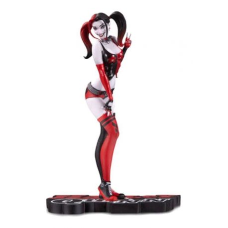 DC Comics Red, White & Black statuette Harley Quinn by Scott Campbell DC Direct