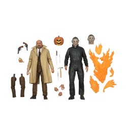 Halloween II pack 2 figurines Ultimate Michael Myers & Dr Loomis Neca