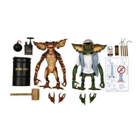 Gremlins 2 pack 2 figurines Ultimate Demolition Gremlins Neca