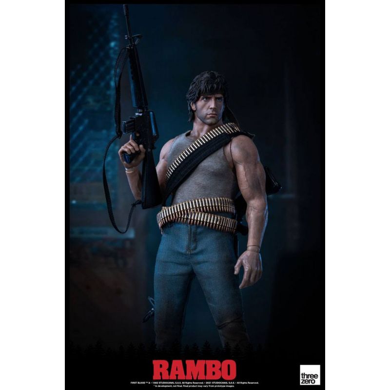 Figurine articulée Threezero Rambo I figurine 1/6 John Rambo 30 cm