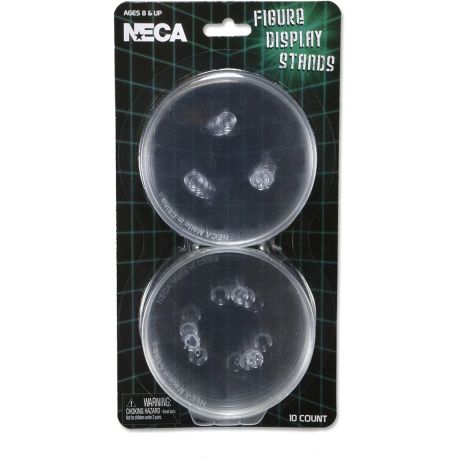 NECA 10 socles pour figurines transparent