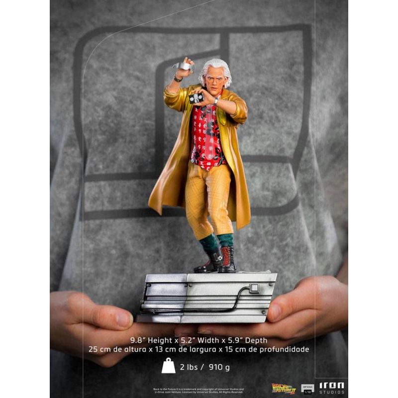 Figurine Hot Toys Doc Brown Retour vers le futur III