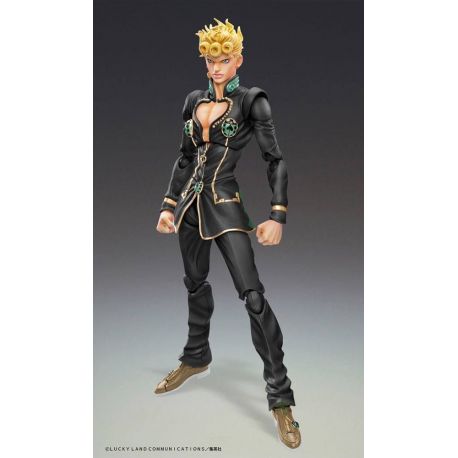 JoJo's Bizarre Adventure Part5 figurine Super Action Chozokado (Giorno Giovanna Ver. Black) Medicos Entertainment