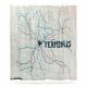 Walking Dead rideau de douche Terminus Map ThinkGeek