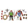 Les tortues ninja 1987 pack 2 figurines Dirtbag & Groundchuck Neca