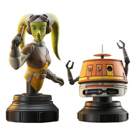 Star Wars Rebels pack 2 bustes Hera & Chopper Gentle Giant