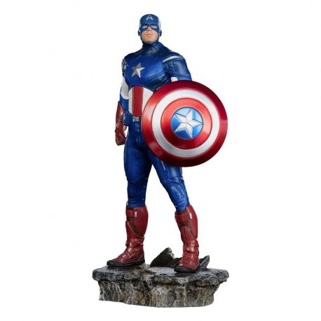 The Infinity Saga statuette BDS Art Scale Captain America Battle of NY Iron Studios