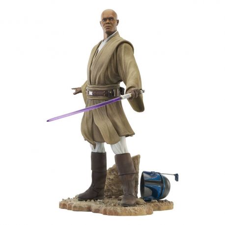 Star Wars Episode II statuette Premier Collection Mace Windu Gentle Giant Star Wars Episode II statuette Premier Collection Mace Windu Gentle Giant