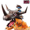 Digimon Adventure G.E.M. Series figurine Greymon & Taichi Megahouse